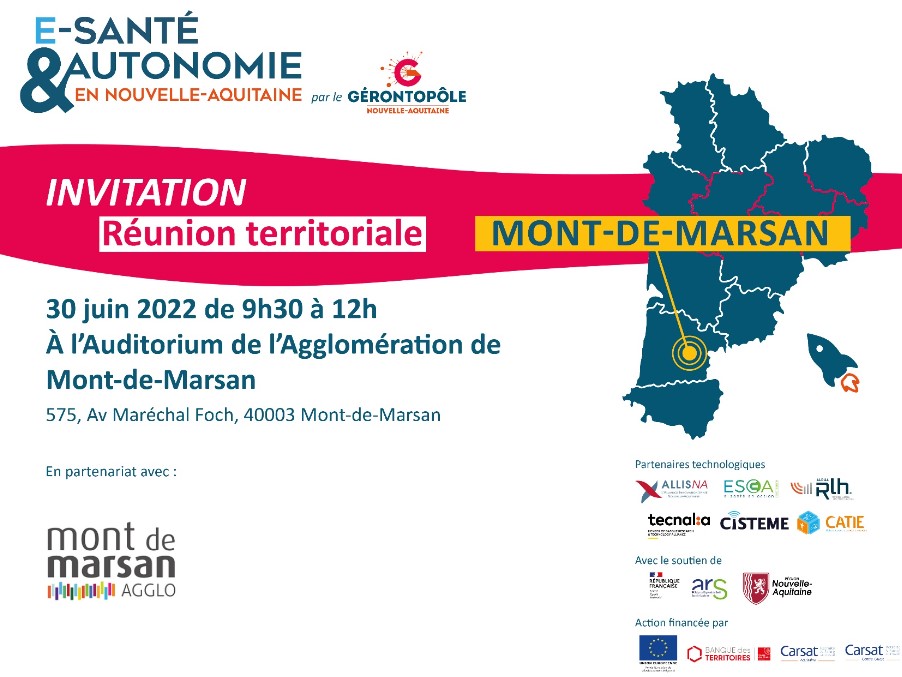 E-Santé & Autonomie en Nouvelle-Aquitaine » organisée à Mont-de-Marsan !